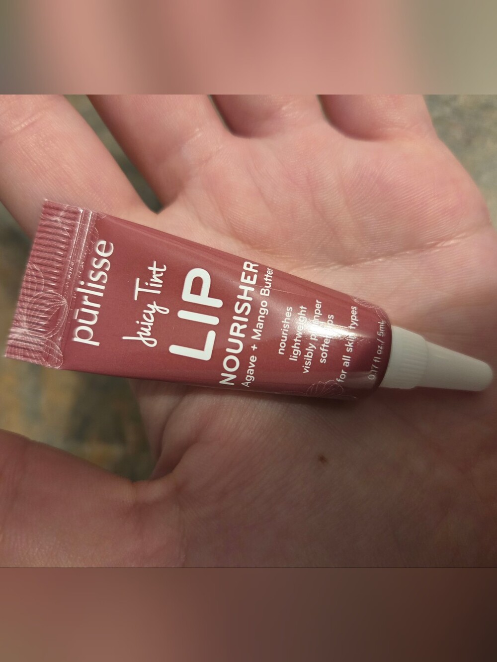 purlisse Juicy Tint Lip Nourisher - Mauve Rose